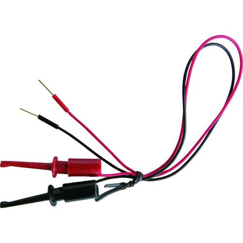 テイシン　ジャンバーテストリード　２５ｃｍ　チェックピン⇔ＩＣクリップＳ　２本入 TLA-51