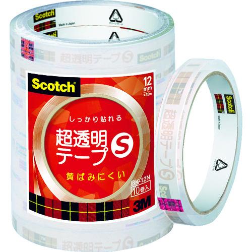 ３Ｍ　スコッチ　超透明テープＳ　１２ｍｍＸ３５ｍ　１０巻入シュリンクパック BK-12N