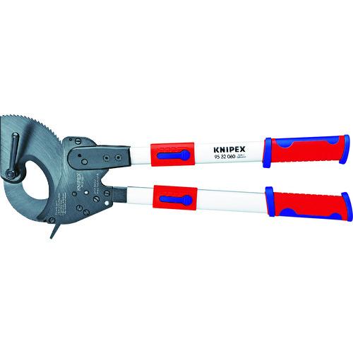 ＫＮＩＰＥＸ　９５３２−０６０　ラチェット式ケーブルカッター　ハンドル伸縮幅６００−８１０ｍｍ 95...