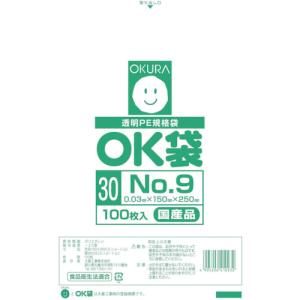 オークラ　ＯＫ袋０．０３ｍｍ９号 OK(30)9｜kougurakuichi