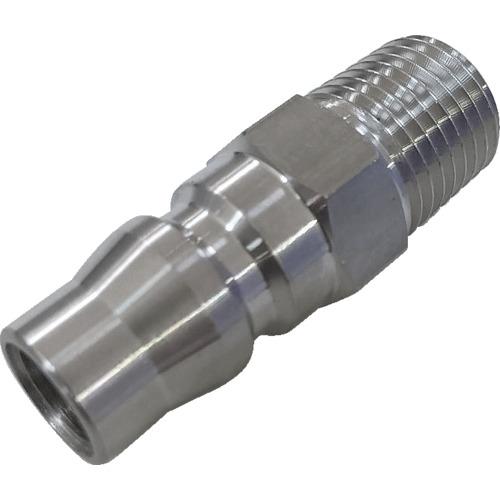 ＮＫＣカップリング　ＮＬ型カップリングプラグ（ＳＵＳ３０４）　Ｒ１／４　オネジ NL-22PM-S