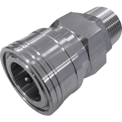ＮＫＣカップリング　ＮＬ型カップリングソケット（ＳＵＳ３０４）　Ｒ３／４　オネジ NL-46SM-S