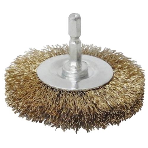 Ｓｕｍｆｌｅｘ　六角軸ホイールブラシ　キンセン　φ７５ NO.4017H2