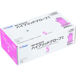 オオサキメディカル ハイブリッドグローブI S ...の商品画像