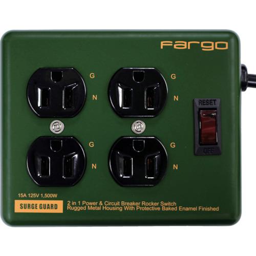 Ｆａｒｇｏ　スチールタップ　ＡＣ４個口　オリーブ PT400OV≪在庫限り≫