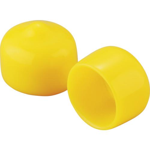 ＩＷＡＴＡ　保護キャップ　丸　（１００個入）　黄 HLYE80-2-B