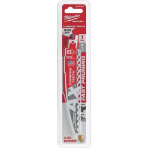 【値下げ】ｍｉｌｗａｕｋｅｅ　ＡＸ　剪定用カーバイドレシプロソーブレード　３ＴＰＩ　１５２ｍｍ（１本） 48-00-5231