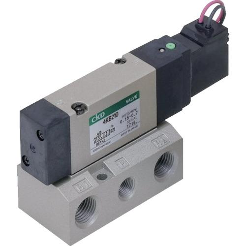 ＣＫＤ　電磁弁　パイロット式５ポート弁セレックスバルブ　４Ｋシリーズ　０．８９Ｃ　Ｒｃ１／８　ＤＣ２...