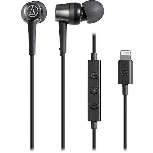 オーディオテクニカ　Ｌｉｇｈｔｎｉｎｇ用イヤホン ATH-CKD3LI BK