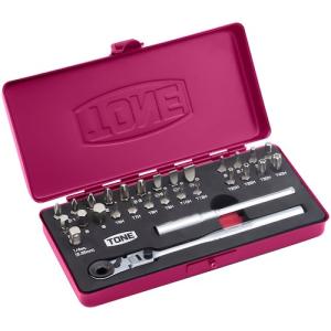 トネ(TONE) ソケットレンチビットセット MIX21620MBK 差込角:6.35mm(1
