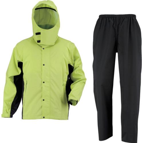 カジメイク　７５２１　レインスーツエボリューション　ライム　Ｍ 7521-84-M