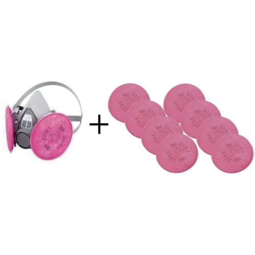 ３Ｍ 【セール品】取替式防じんマスク(ＲＬ３国家検定合格品) ６０００／２０９１−ＲＬ３ Ｍサイズ ...