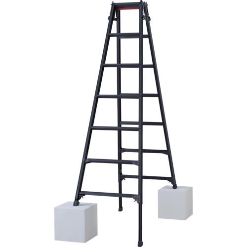 ハセガワ　ハシゴ兼用伸縮脚立（ブラックレーベル）ＲＹＺＢ−２１ａ（１０９１２） RYZB-21A≪L...