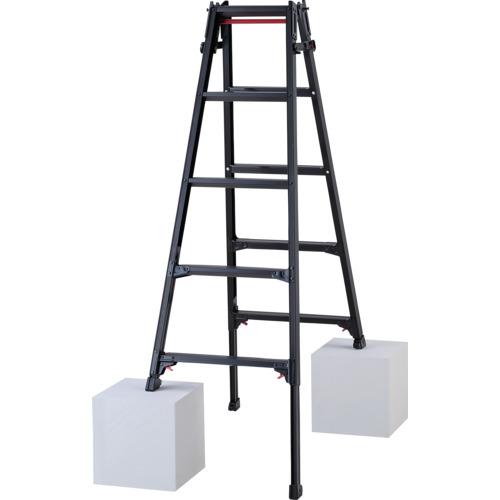 ハセガワ　ハシゴ兼用伸縮脚立（ブラックレーベル）ＲＹＺＢ−１５ａ（１０９１０） RYZB-15A≪L...