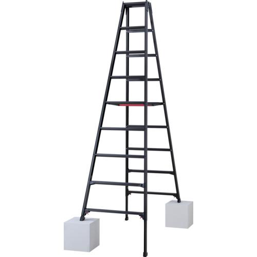 ハセガワ　伸縮脚立（ブラックレーベル）ＲＹＺＢ−２７ａ（１０９１４） RYZB-27A≪L≫≪イチオ...