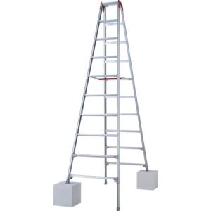 ハセガワ　脚部伸縮式アルミ専用脚立　　ワンタッチバー　ＲＹＺ型　１０段（１０８９２） RYZ-30D≪L≫≪イチオシ≫