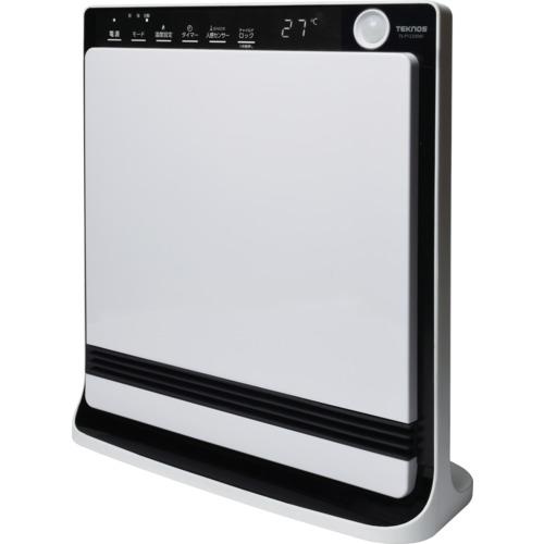 ＴＥＫＮＯＳ　パネル型セラミックファンヒーター温度表示付き TS-P1222(W)≪オススメ≫