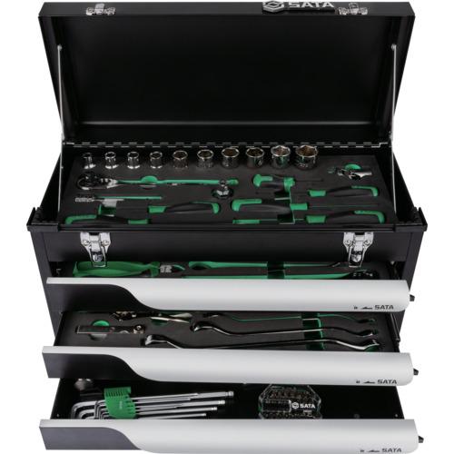 ＳＡＴＡ　工具セット（チェストタイプ）差込角１２．７ｍｍ（８２点） 109563