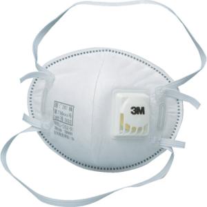 ３Ｍ　使い捨て式防じんマスク　８９５５Ｊ　ＤＳ２　徳用タイプ　排気弁付き・２本しめひも式　（１８０枚入） 8955J DS2T