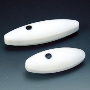 フロンケミカル　フッ素樹脂（ＰＴＦＥ）強力撹拌子オーバル型　２０パイ×５０ｍｍ NR3030-004｜kougurakuichi