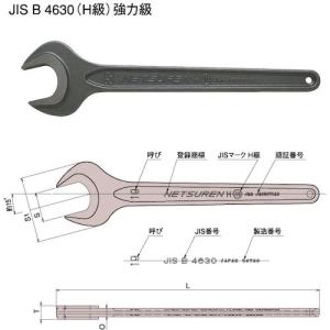 NETSUREN 片口スパナ27 J0027の詳細画像1