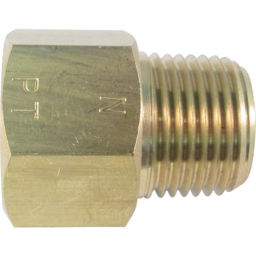 ＡＳＯＨ　黄銅製　変換内外ソケット　外ＮＰＴ３／８×内ＰＴ３／８ NF-3133R