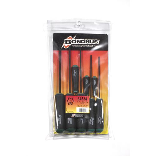 ＢＯＮＤＨＵＳ　トルクスエクストラロングドライバー　セット８本組（Ｔ９−Ｔ４０）　Ｎｏ．３４５３４ ...