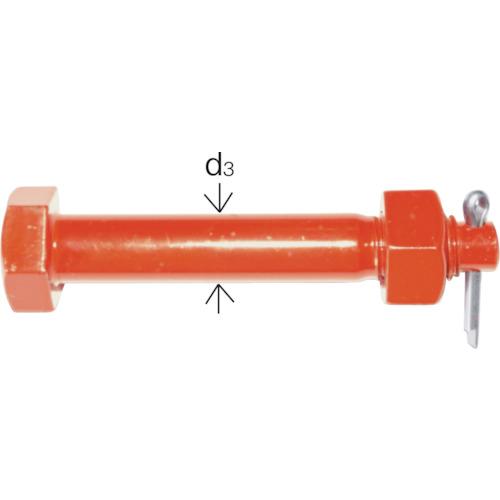 ＴＡＩＹＯ　強力長シャックル用ボルトナット一式　ＴＳＬ−４ｔ用（１２６８０８９） TSLBN-4