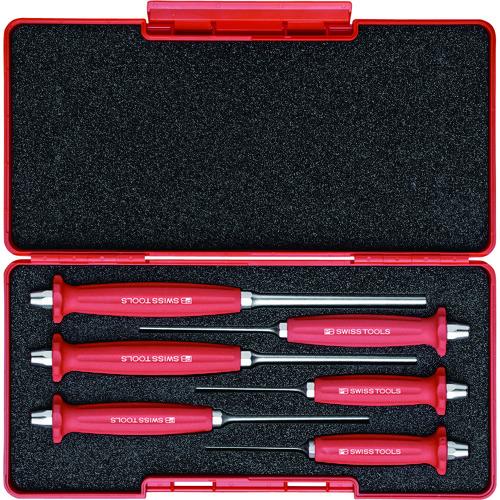 ＰＢスイスツールズ　７５８ＳＥＴ　ハンドル付平行ピンポンチ　ＢＯＸセット 758SET