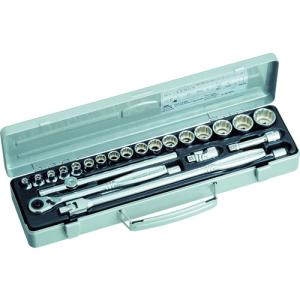 【TONE】 トネ ディープソケットセット (6角・ホルダー付) HSL212 内容12点 J0623 HSL212 ディープソケットセット(6角・ホルダー付) 1セット TONE(トネ
