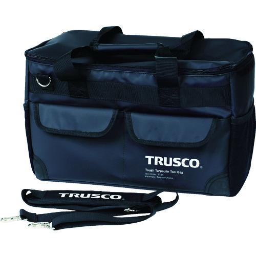 TRUSCO(トラスコ)　ＴＯＵＧＨ　ターポリンツールバッグ　黒色 TTBA-BK