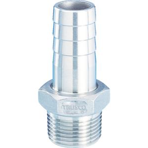 ねじ込みホースニップル 25A(25mm) 真鍮製 竹の子 タケノコ 配管部材 