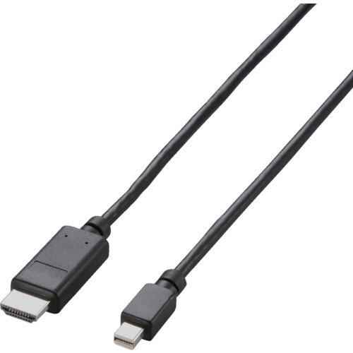 ＥＬＥＣＯＭ　Ｍｉｎｉ　ＤｉｓｐｌａｙＰｏｒｔ−ＨＤＭＩ変換ケーブル　２ｍ　ブラック AD-MDPH...