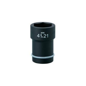 ＫＴＣ　２５．４ｓｑ．インパクトレンチ用ホイールナットコンビソケット（薄肉）　対辺寸法４１×２１ｍｍ...