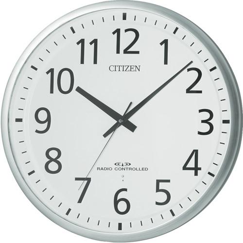 シチズン　大型　電波　壁掛け時計（アナログ表示）　連続秒針　シルバー　Φ５５０×５５ｍｍ 8MY46...