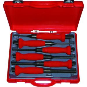 グリップ付きピンポンチセット ロング 751LHSS5 1セット HAZET社 グリップ付きピンポンチセット ロング 751LHSS5 : DIY FACTORY