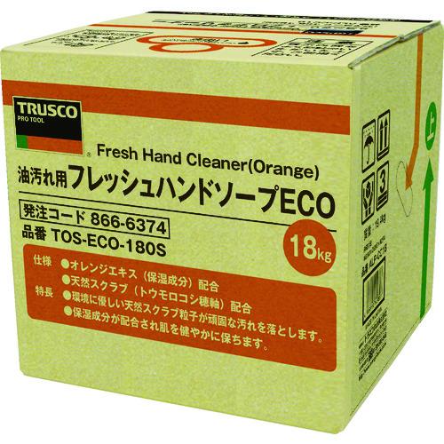 TRUSCO(トラスコ)　フレッシュハンドソープＥＣＯ　１８Ｌ　詰替　バッグインボックス TOS-E...