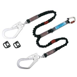 ツヨロン　フルハーネス用ツインノビロンランヤード第１種新規格　THL-2-NV93SV-21KS-2R23