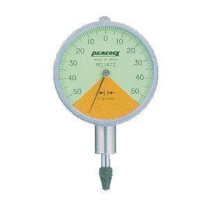 PEACOCK（尾崎製作所） 指針1回転未満ダイヤルゲージ 0.01mm, 0.001mm, 0.005mm Zシリーズ 147Z｜kouguyasan