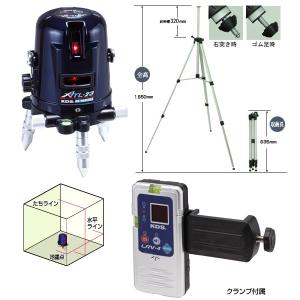 【ポイント15倍】ムラテックKDS レーザー墨出器 ATL-23RSA (本体+受光器LRV-4+三脚LEC-4M)