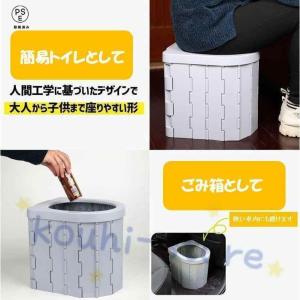 簡易トイレ テント セット ポータブルトイレ ...の詳細画像2