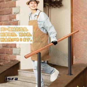 手すり 屋外 階段手摺 屋外 無垢材の手すり調...の詳細画像5