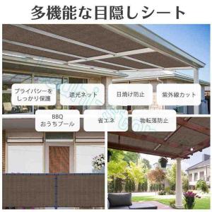 ベランダ 目隠し シート 日よけ シェード バ...の詳細画像2