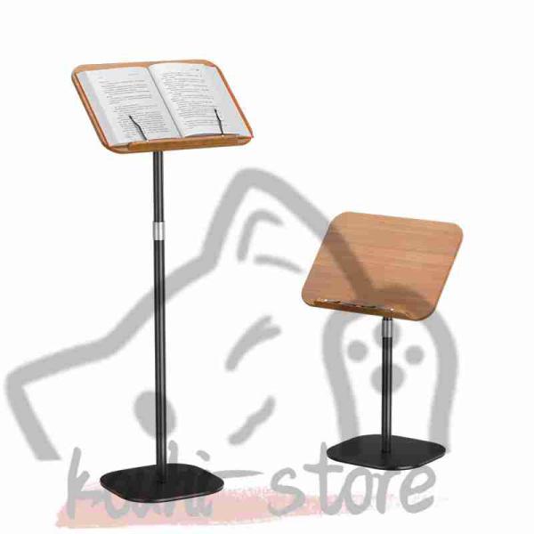 フロア ブックスタンド 書見台 80cm~142.5cm高さ調節可能 180°角度調整可 アーム 読...