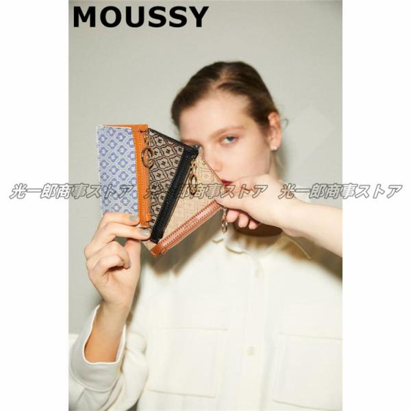 MOUSSY お財布 MONOGRAM CARD HOLDERレディース ファッション プレゼント ...