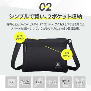 ショルダーバッグ メンズ 小さい 長財布不可 ...の詳細画像5
