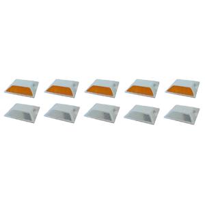 セーフレーン 白色 10枚セット 道路用品 夜間運転