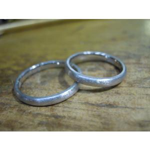 鍛造 結婚指輪 純プラチナ pt1000 pt999 マリッジリング ペア 結婚リング ペアリング ...