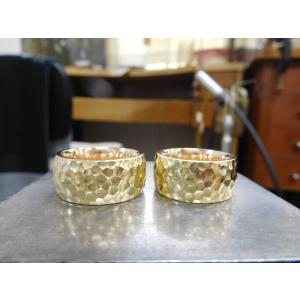 鍛造 結婚指輪 ゴールド 18k 18金 k1...の詳細画像4