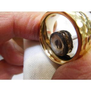 鍛造 結婚指輪 ゴールド 18k 18金 k1...の詳細画像5